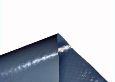 450 Gsm Gray Color Waterproof PVC Tarpaulin 500 * 1000 With Matte Surface