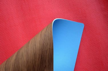 Anti Slipping PVC Floor Covering , Fire Retardant Wood Look PVC Flooring