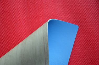 Anti Slipping PVC Floor Covering , Fire Retardant Wood Look PVC Flooring