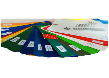 1300 * 1300 28 * 31 Flame Retardant Tarpaulin Coated White PVC Tensile Tarps