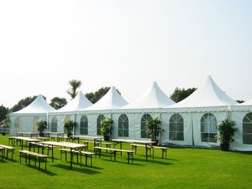 Waterproof Coated PVC Tent Tarpaulin For Camping , Outdoor Trade Show