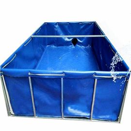 Easy Assemble PVC Tarpaulin Fabric , Fish Tank Agricultural Usage Large Waterproof Tarpaulin