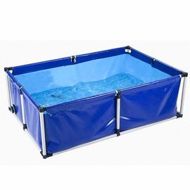Easy Assemble PVC Tarpaulin Fabric , Fish Tank Agricultural Usage Large Waterproof Tarpaulin