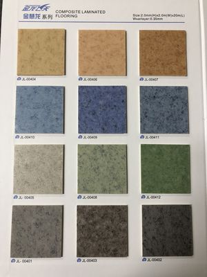 Colorful Commercial 5mm 100m PVC Floor Covering