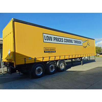 High Strength Tarpaulin Side Curtain Environmentally Friendly Material Made
