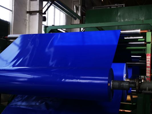 Cold Resistance Double Side  PVC Coated Tarpaulin Mildew Proof