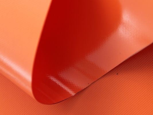 Mildew Proof 650gsm Waterproof PVC Coated Tarpaulin Acrylic Surface